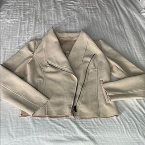 Women's Cream suede Jacket small